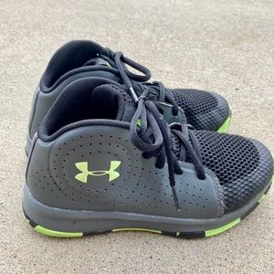 Boys Under Armour basketball shoes